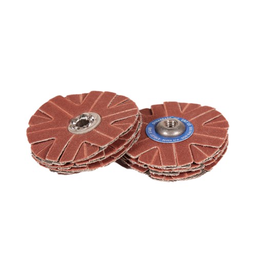 1-1/2" (38 mm) Dia. 320 Grit A/O Eyelet Sanding Star