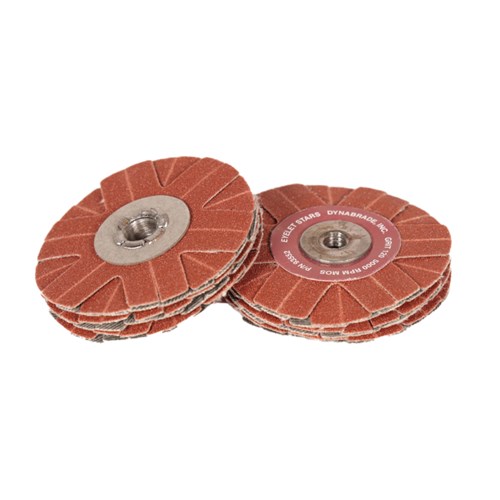 2" (51 mm) Dia. 120 Grit A/O Eyelet Sanding Star