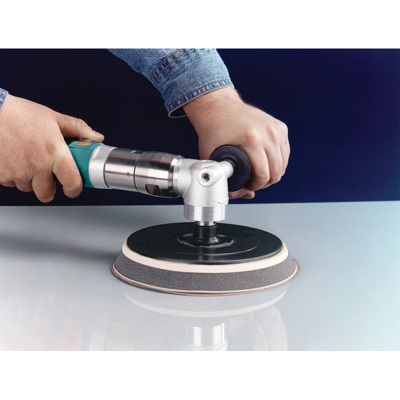 6"-8" (152 mm-203 mm) Dia. Right Angle Two-Hand Rotary Buffer