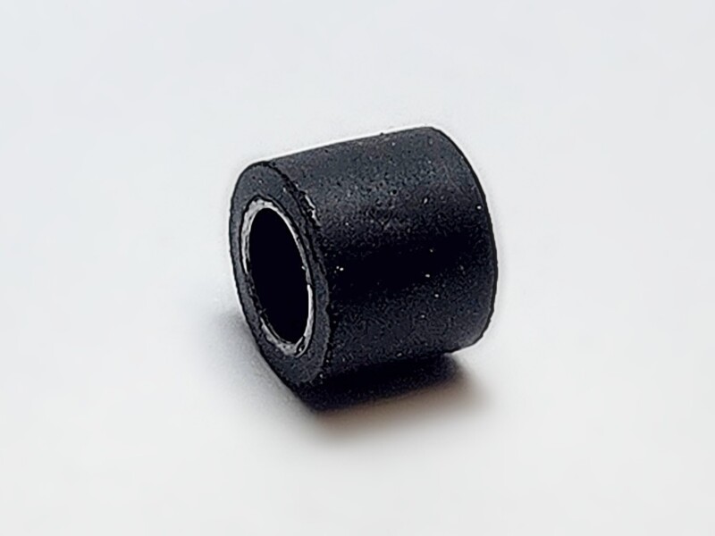 Contact Wheel, 7/16" Dia. x 3/8" W x 1/4" I.D., Crown Face, 40 D Rubber