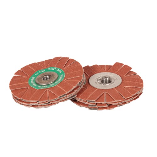 2" (51 mm) Dia. 180 Grit A/O Eyelet Sanding Star