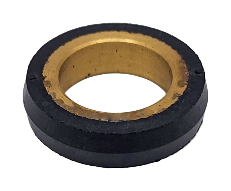 Contact Wheel, 5/8" Dia. x 1/8" W x 3/8" I.D., Crown Face, 70 Duro Rubber