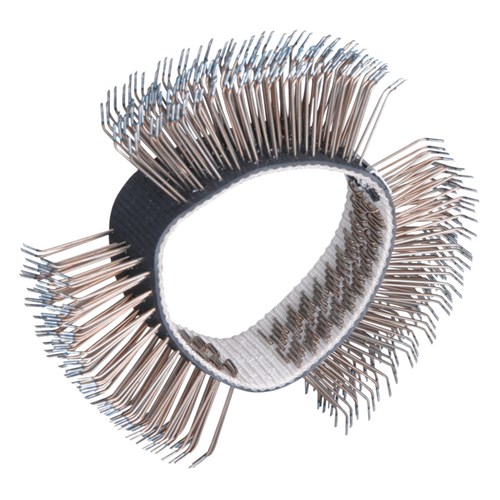 4" (102 mm) Dia. x 3/4" (19 mm) W Bent Coarse Wire Wheel