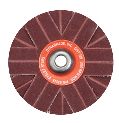 1" (25 mm) Dia. 220 Grit A/O Eyelet Sanding Star
