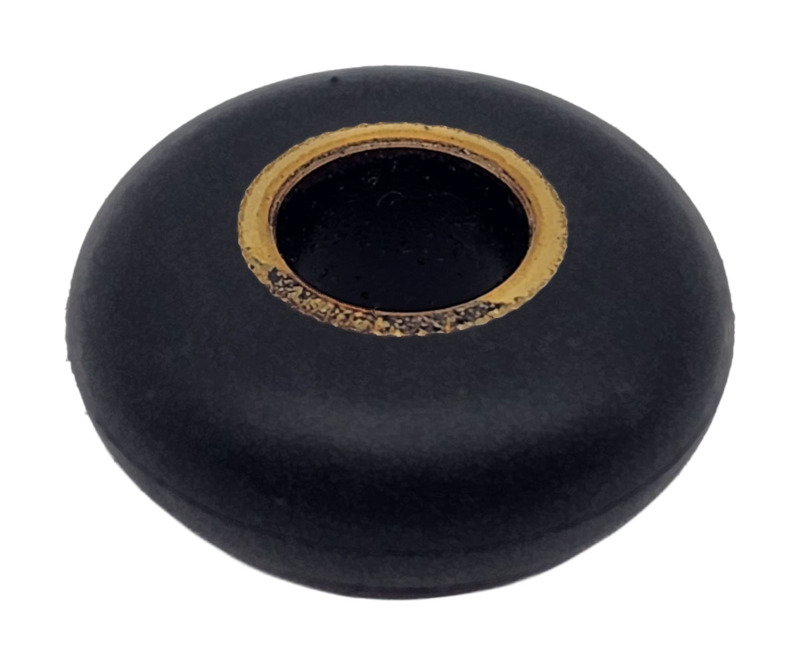 Contact Wheel, 3/8" Wide x 1" Dia., Radius, 40 Durometer Neoprene