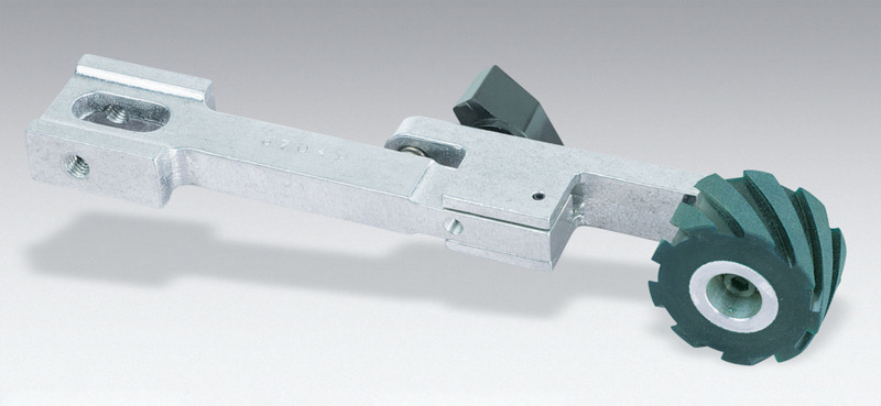 Utility Arm, 2" Dia. x 1", 70 Duro Serrated Urethane