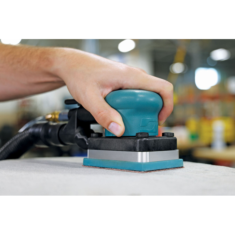 Máy chà nhám quỹ đạo Dynabug II, hệ thống hút bụi trung tâm, tấm lót móc 3"x 4".