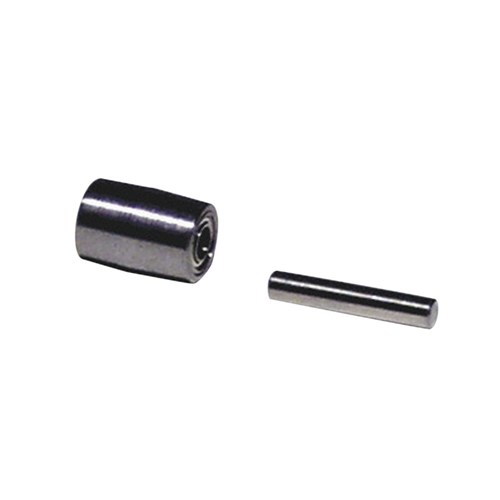 Contact Wheel Ass'y, 1/4" Dia. x 3/8" W x 3/16" I.D., Crown Face, Steel