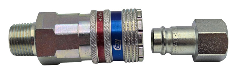 3/8" Male Coupler with 3/8" Female Plug Assembly