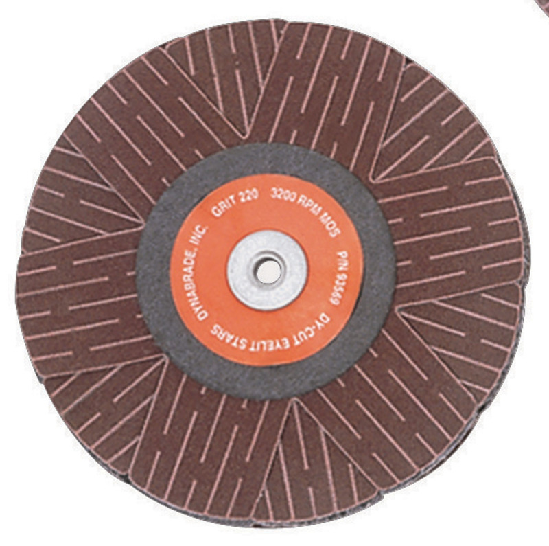 4" (102 mm) Dia. 180 Grit A/O Eyelet Sanding Star