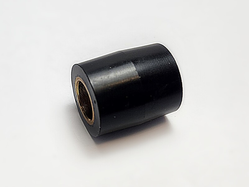 Contact Wheel, 3/4" Dia. x 7/8" W x 3/8" I.D., Crown Face, 70 Duro Rubber