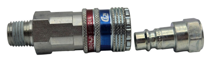 1/4" Male Coupler with 1/4" Female Plug Assembly