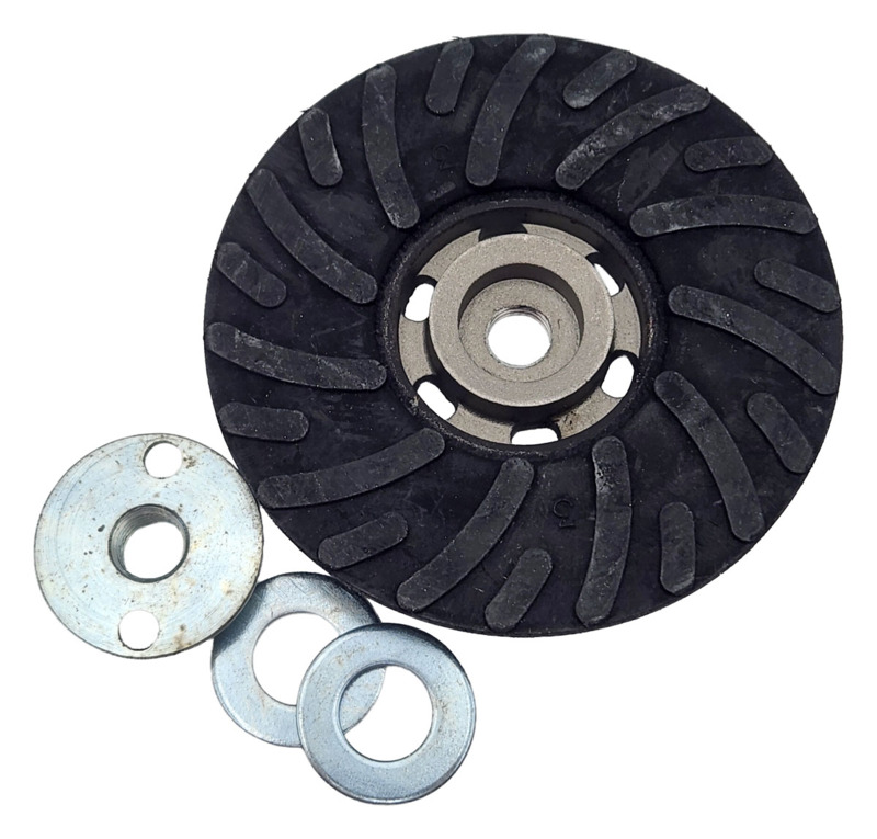 5" (127 mm) Dia. Disc Pad, Spiral-Faced