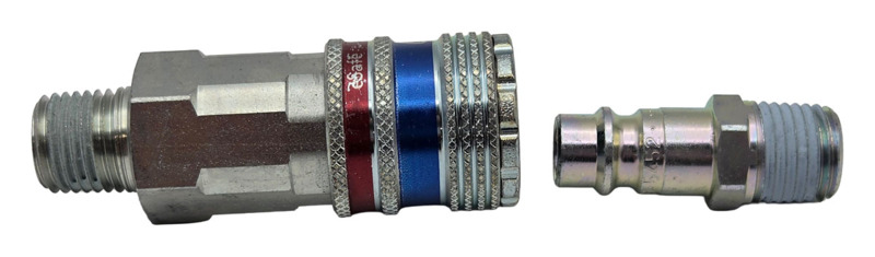 1/4" Male Coupler with 1/4" Male Plug Assembly