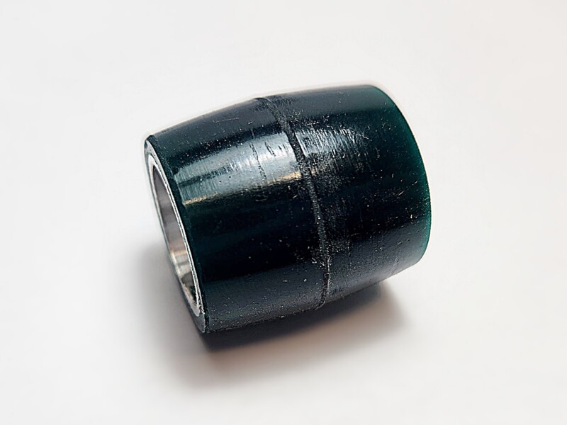 Contact Wheel, 1" Dia. x 1" W x 5/8" I.D., Crown Face, 70 D Urethane