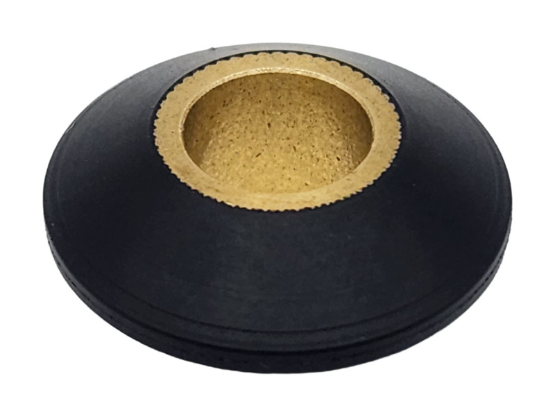 Contact Wheel, 1" Dia. x 3/8" W x 3/8" I.D., V-Shaped Face, 90 Duro Urethane
