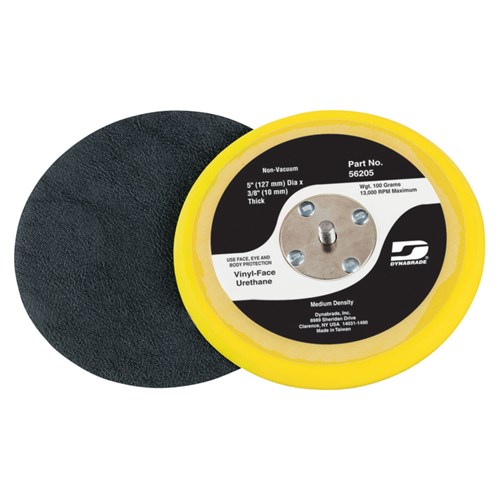 5" (127 mm) Dia. Non-Vacuum Disc Pad, Vinyl-Face