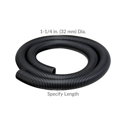 1 1/4" (32 mm) Static Conductive Hose, Black