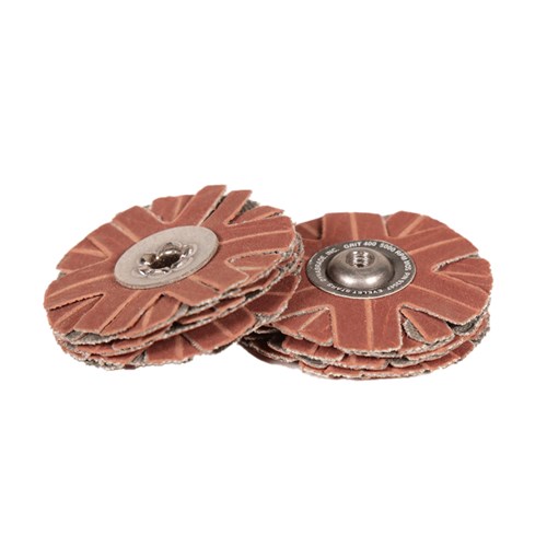3" (76 mm) Dia. 400 Grit A/O Eyelet Sanding Star